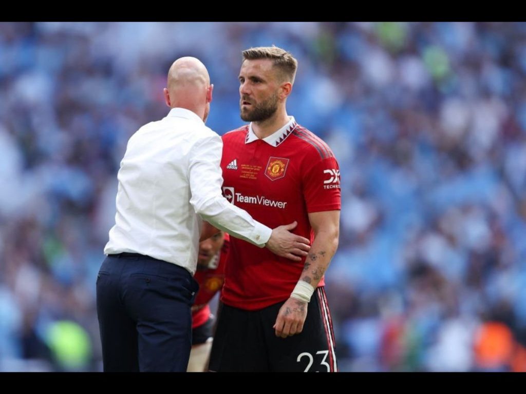 Vụ việc Luke Shaw chấn thương khiến Ten Hag đau đầu